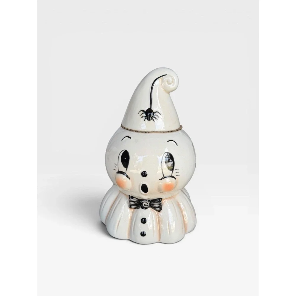Johanna Parker Halloween GUS Ghost KOOKY SPOOKY Figural Cookie Jar NEW 2026
